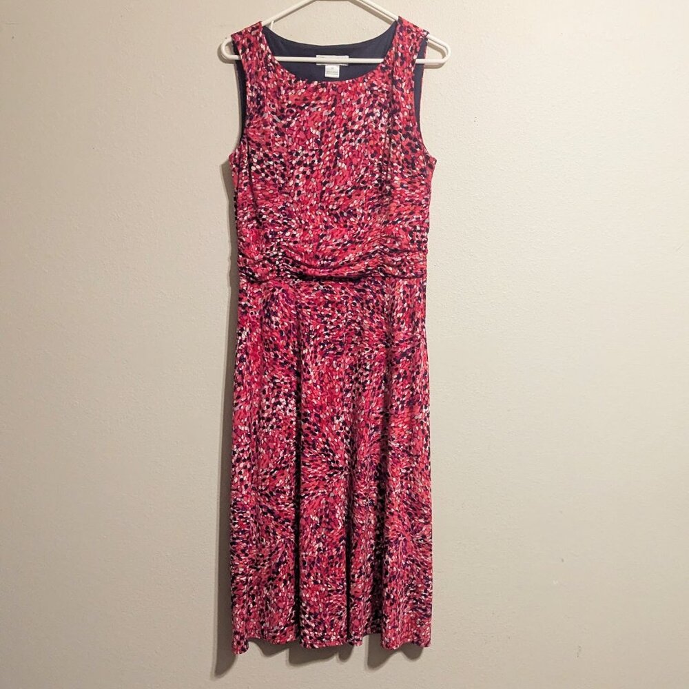 Laura Jeffries Print Dress, Size 10